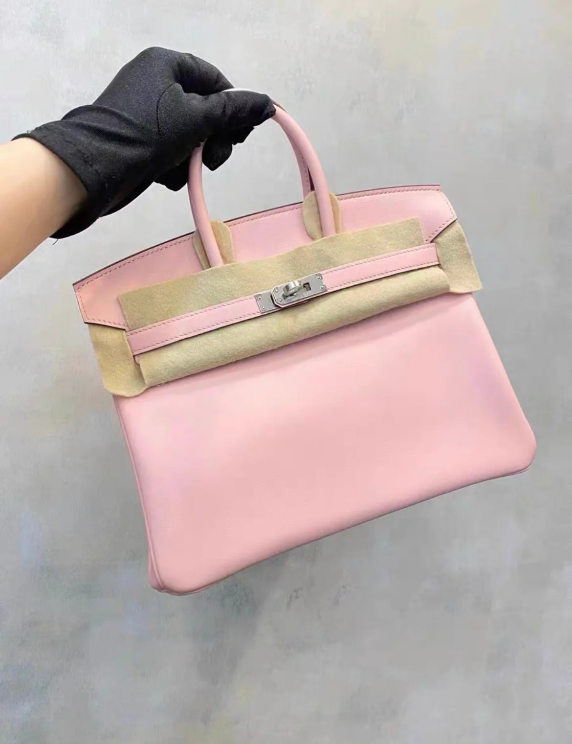 Hermes Birkin 25 Rose Sakura Pink Swift Palladium hardware - Image 3