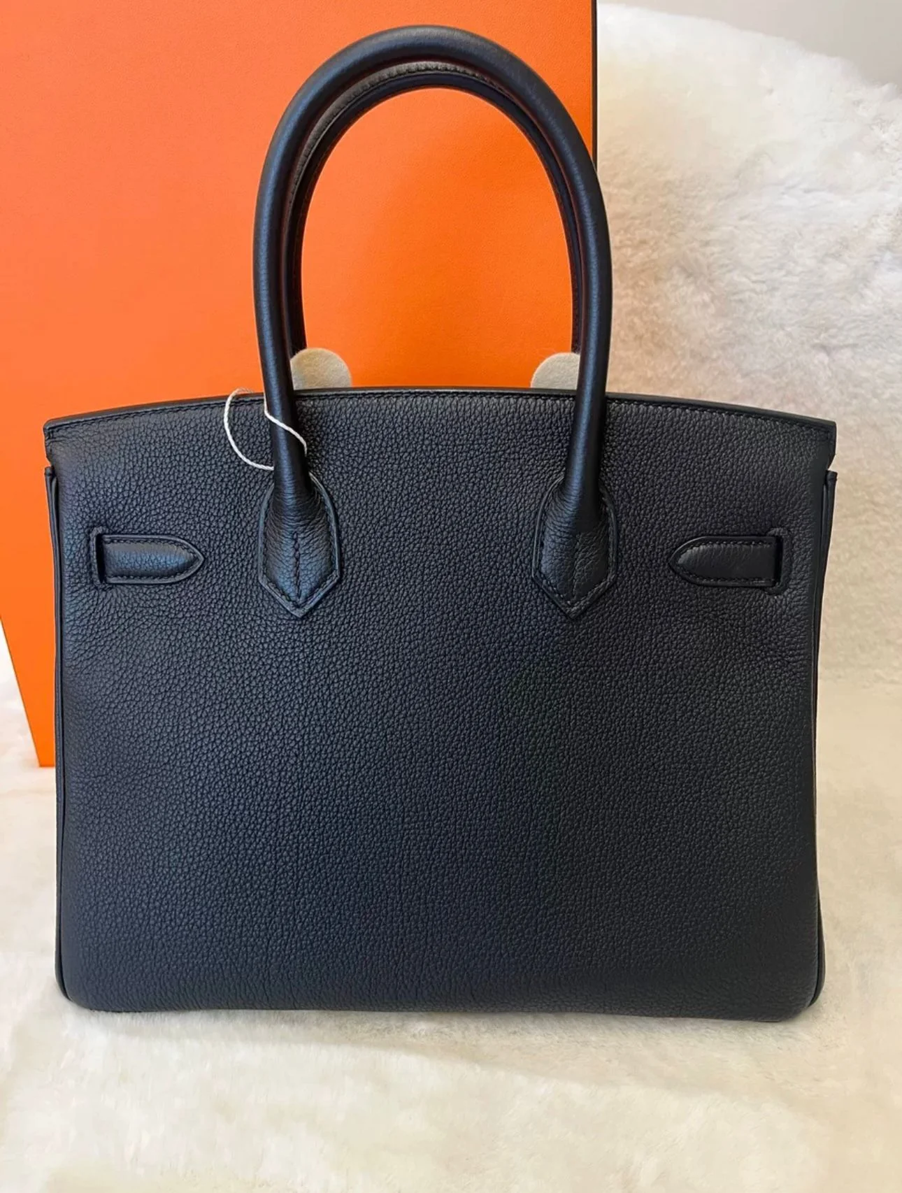 Hermes Birkin 30 Black Togo Leather Gold Hardware 2023 - Image 2
