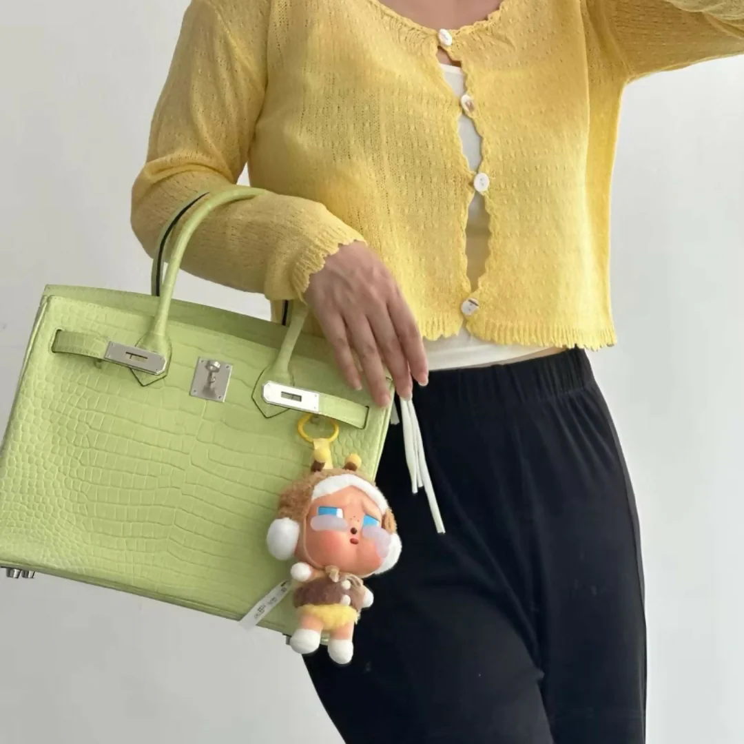 Hermès Birkin 30 Jaune Bourgeon Matte Crocodile Leather Palladium Hardware - Image 3
