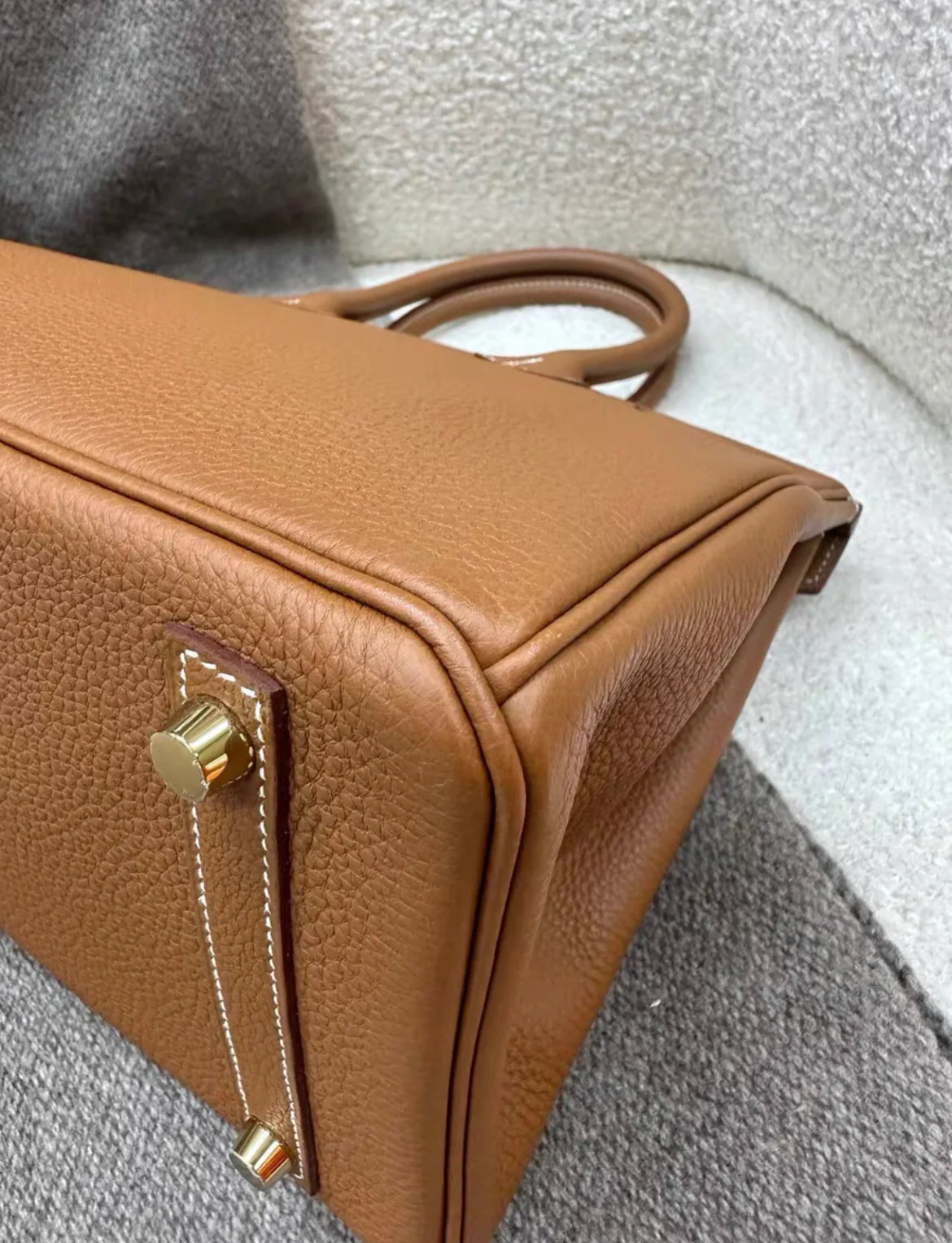 Hermes Birkin 30 Gold Togo leather Gold Hardware - Image 7