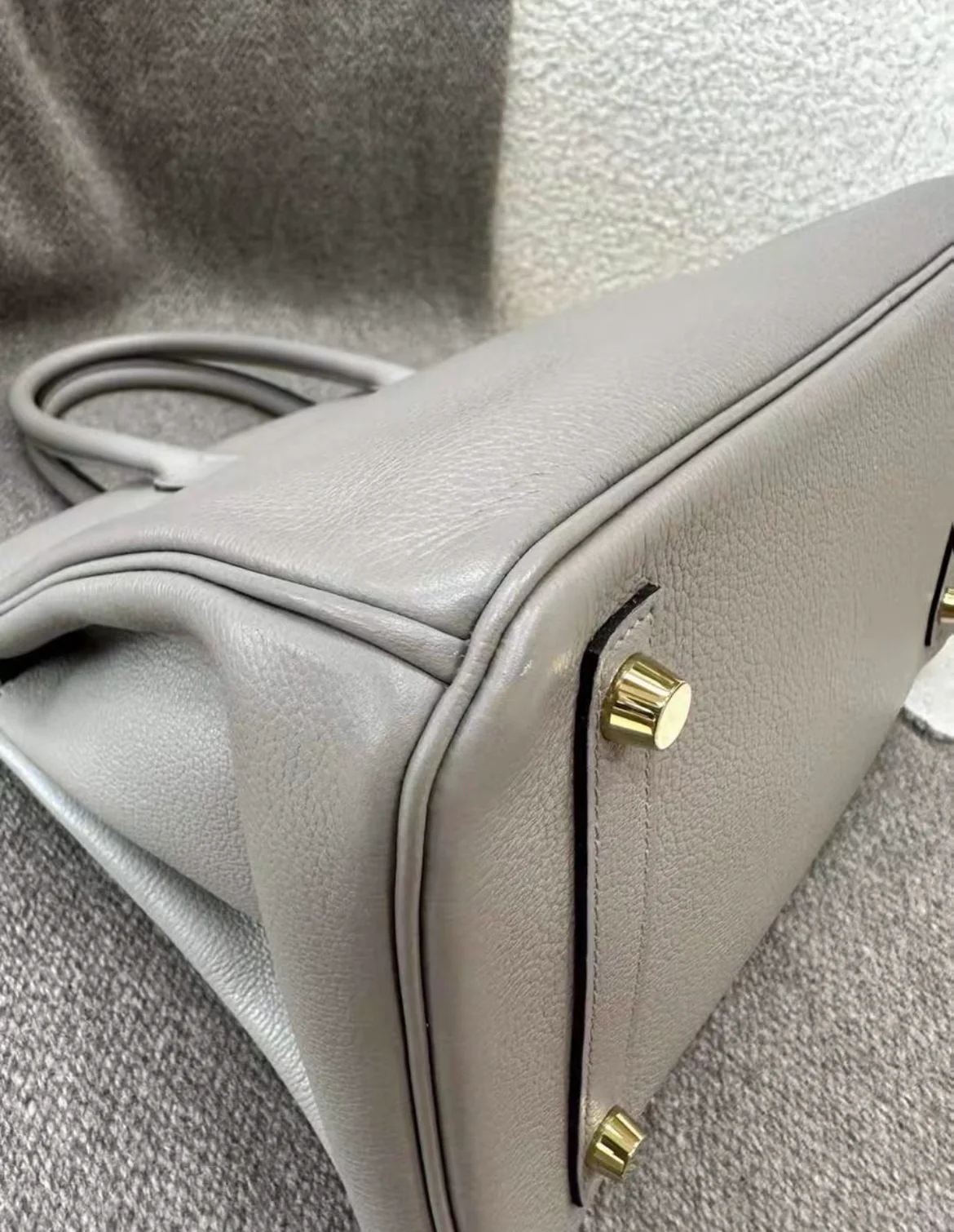 Hermès Birkin 30 Gris Togo Leather Palladium Hardware - Image 5