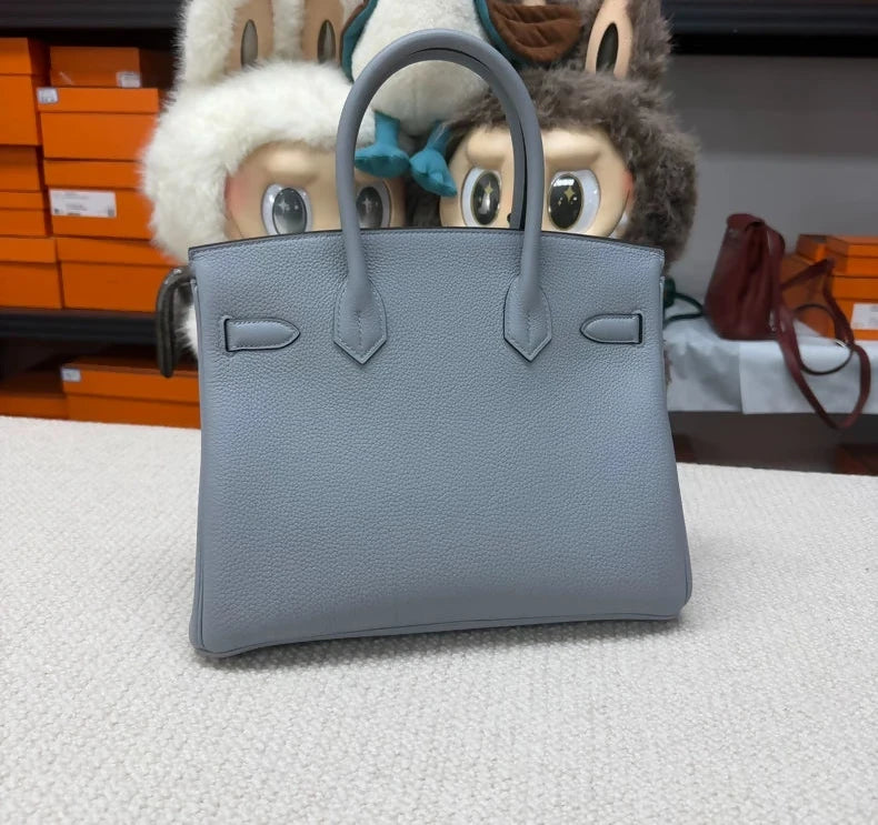 Hermès Birkin 30 P0 grey Togo leather palladium hardware - Image 2