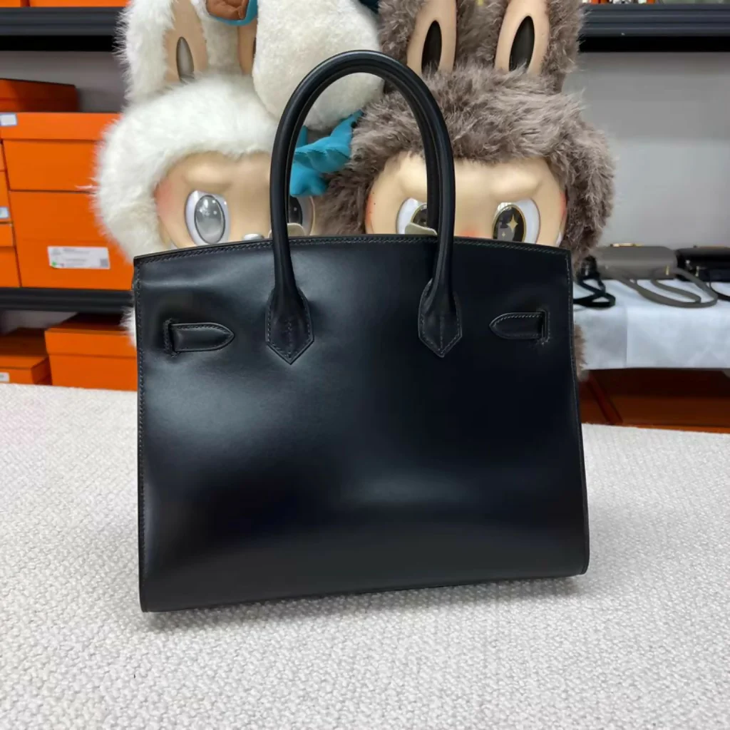 Hermès Birkin 30 Black Box Leather With Gold Hardware - Image 2