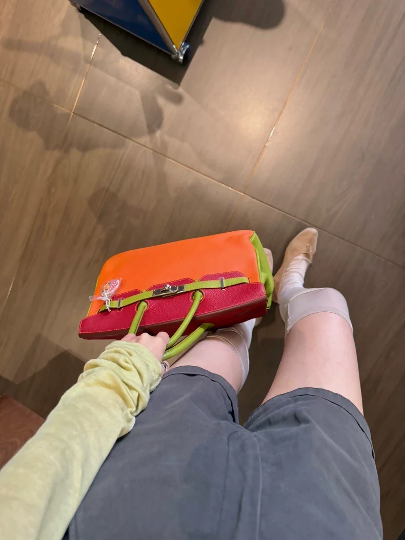 Hermès Birkin 35 bag, three-tone color - Image 2