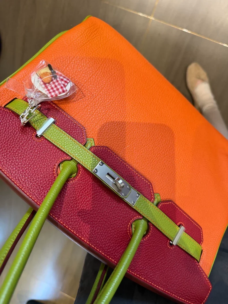 Hermès Birkin 35 bag, three-tone color - Image 3