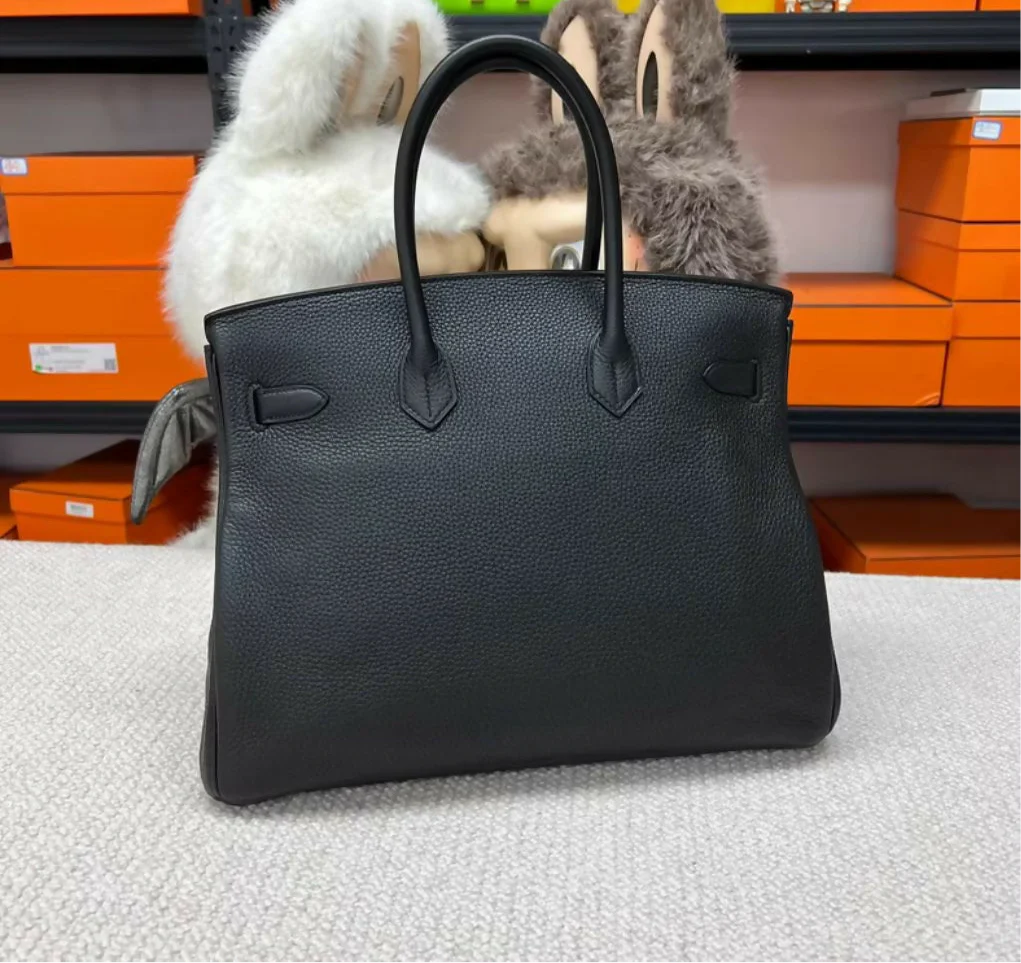 Hermès Birkin 35 Black Togo Leather Palladium Hardware - Image 3