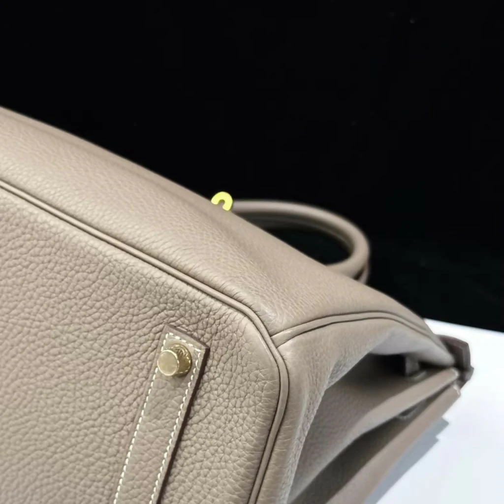 Hermes Birkin 35 Etoupe Togo leather gold hardware - Image 3