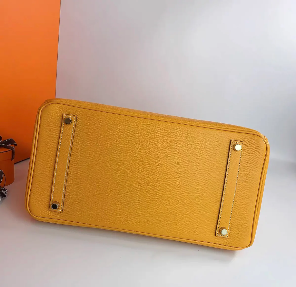 Hermès Birkin 35 Jaune D'or & Potiron Candy Epsom - Image 3