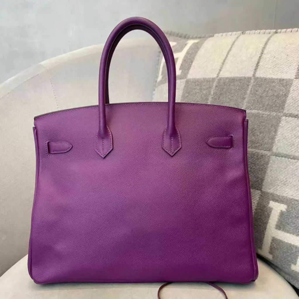 Hermès Birkin 35 P9 Anemone Epsom Leather Palladium Hardware - Image 2