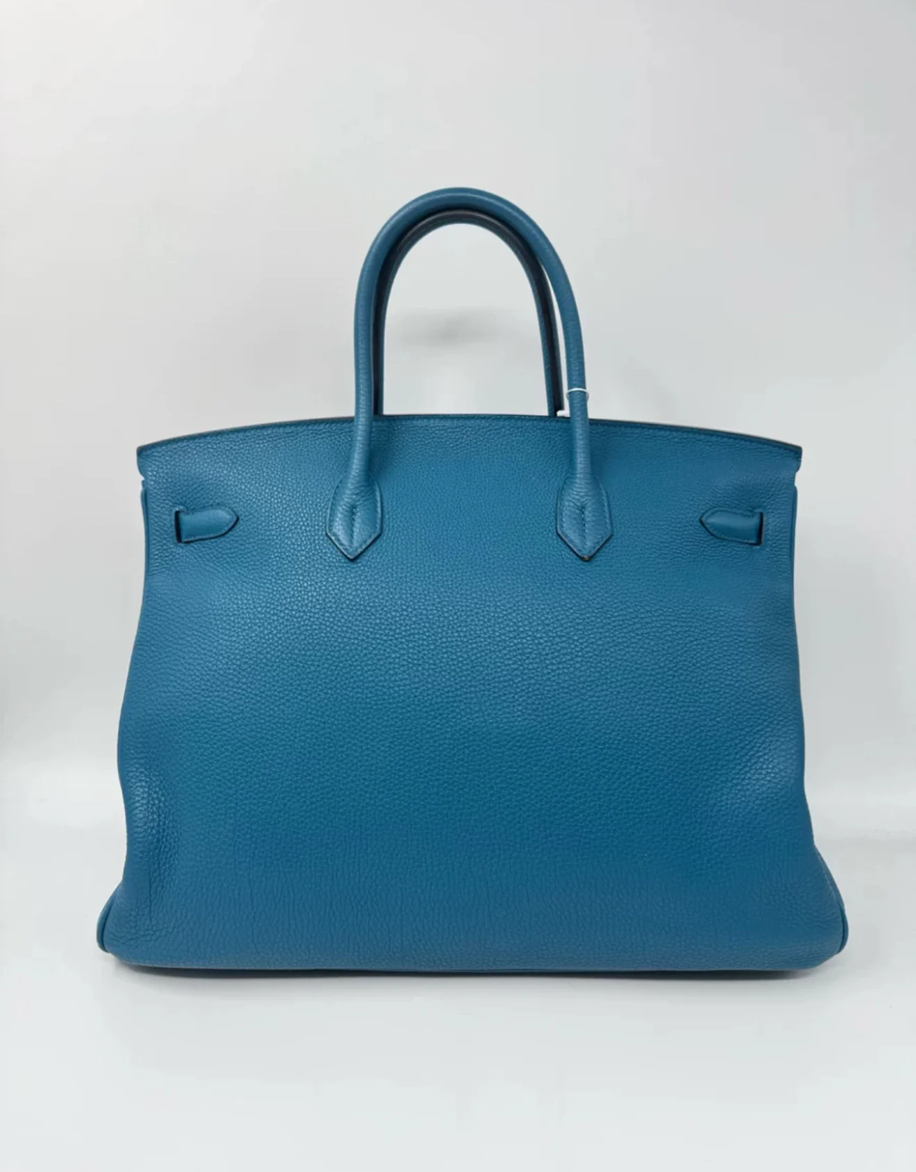Hermès Birkin 40 blue jean togo leather with palladium hardware - Image 2