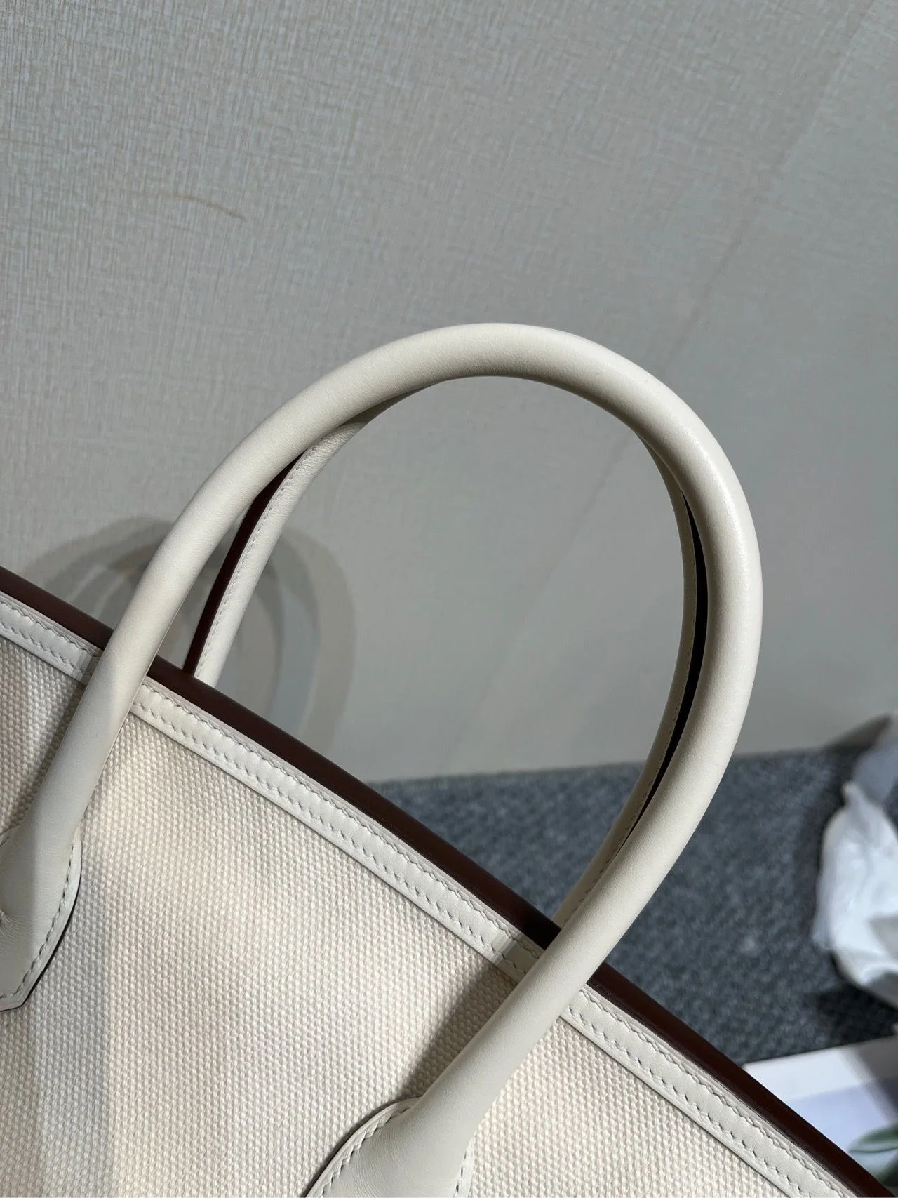 Hermès Birkin Cargo 35 Nata Toile and Swift Palladium Hardware - Image 7