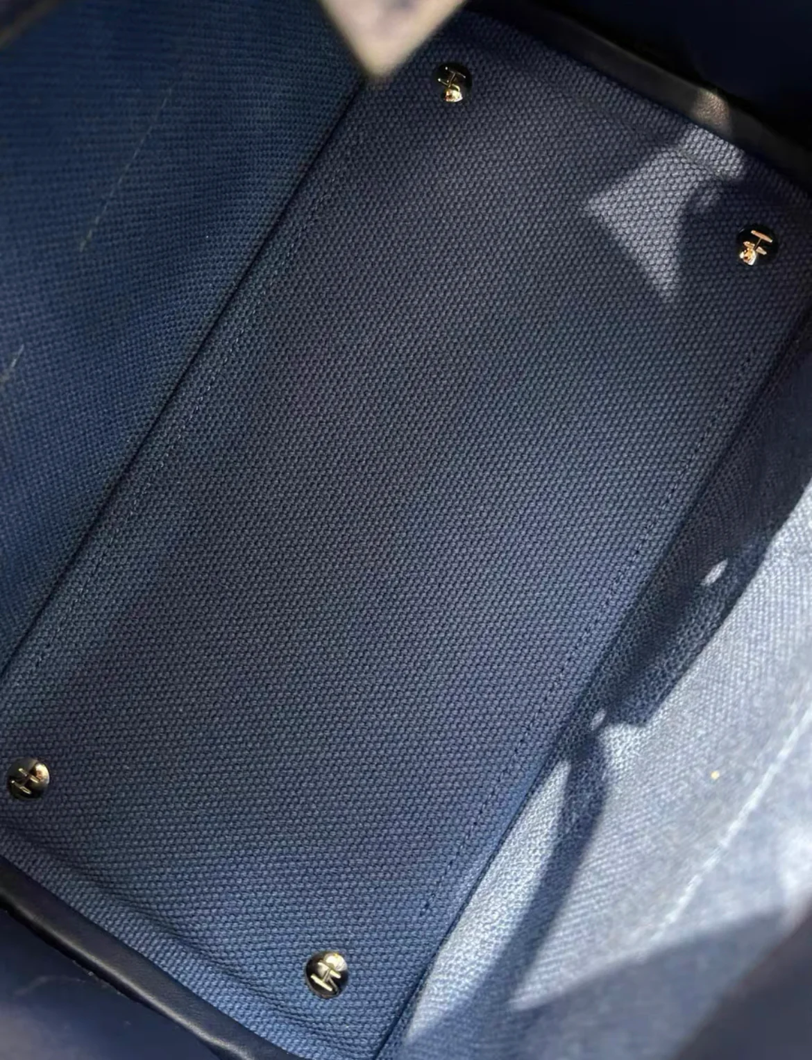 Hermes Birkin Cargo bag 25 Blue egee/Navy Canvas/Swift leather Palladium hardware - Image 7