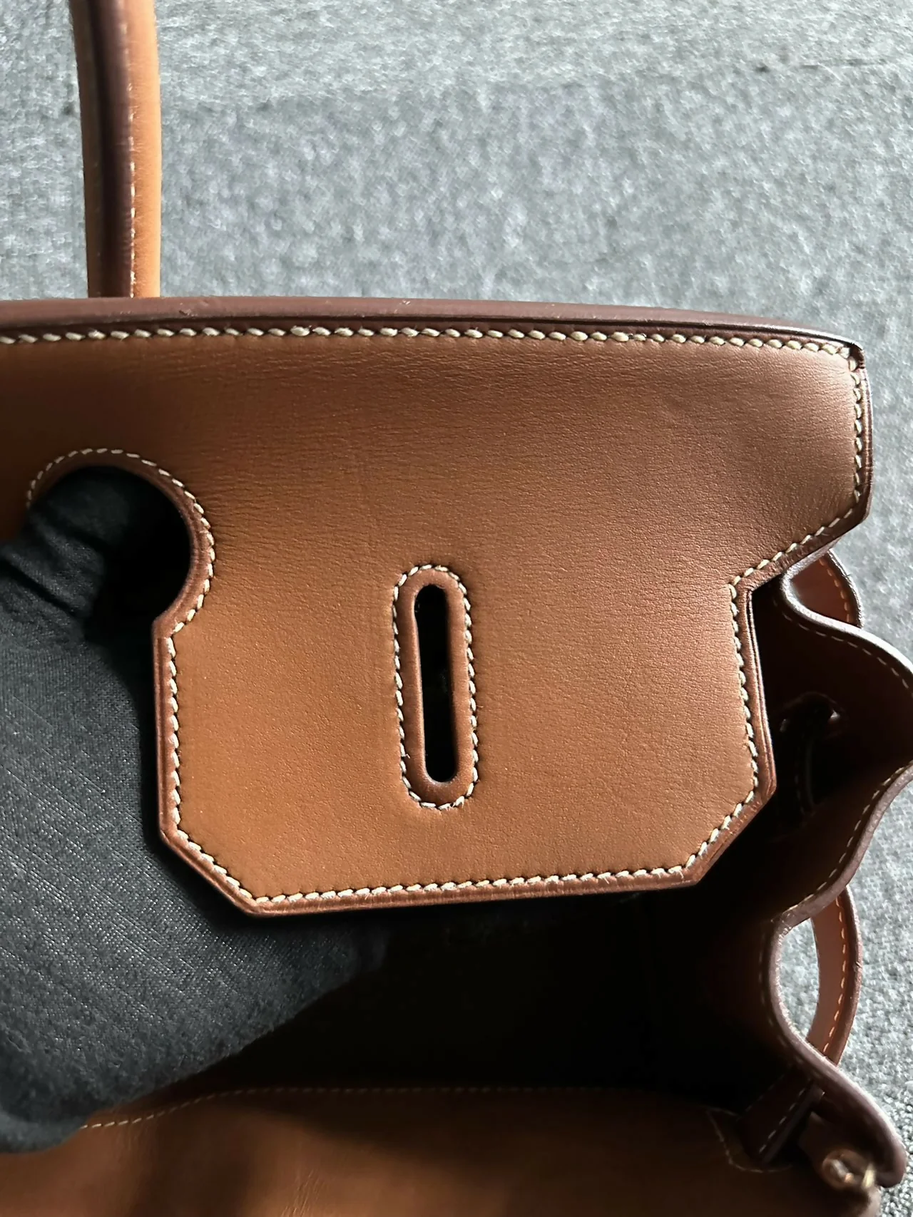 Hermes Birkin shoulder denim - Image 3