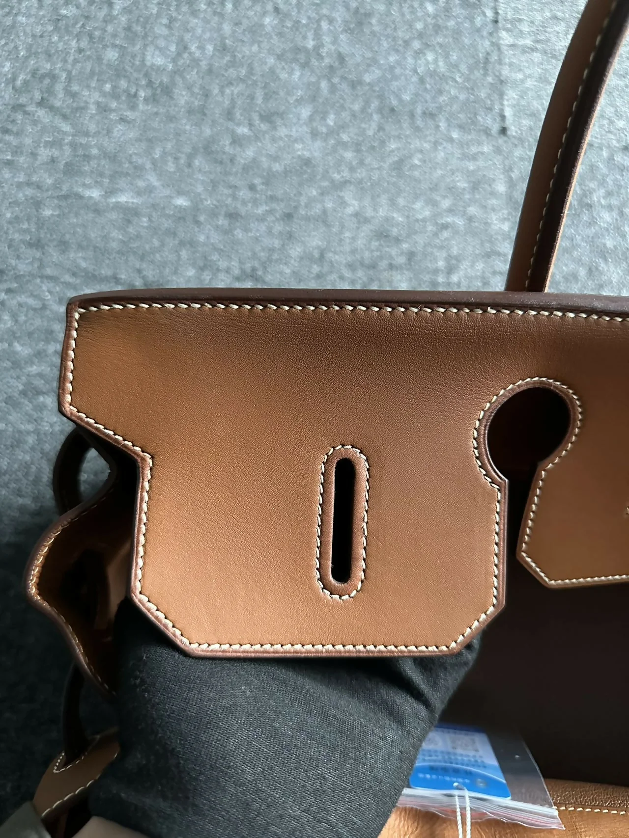 Hermes Birkin shoulder denim - Image 4