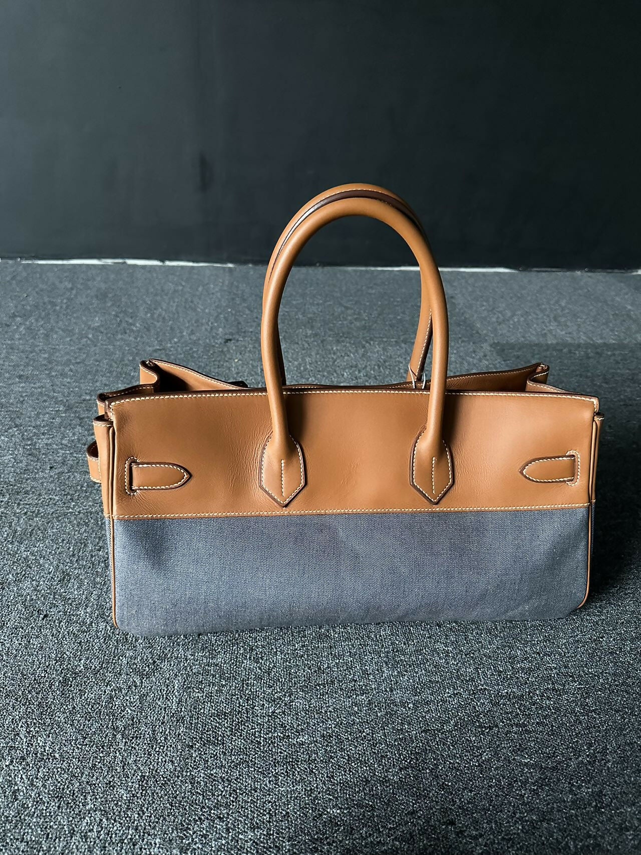 Hermes Birkin shoulder denim - Image 5