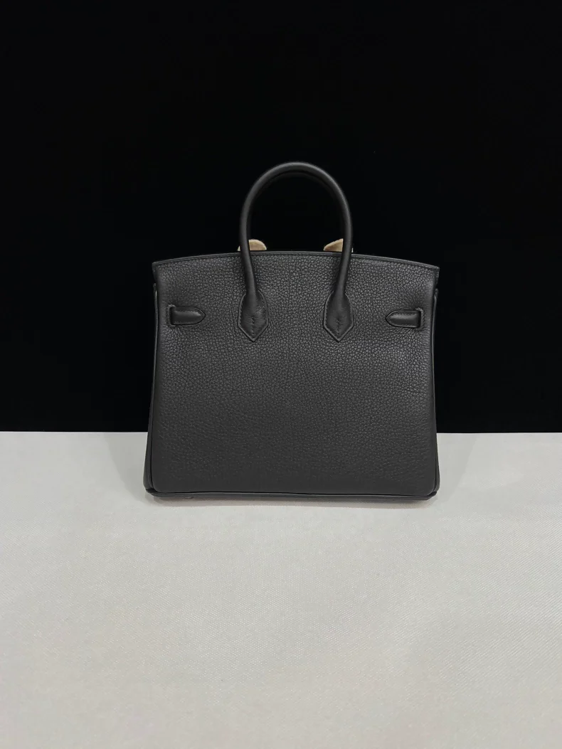 Hermes Birkin 25 black togo leather Palladium Hardware - Image 3