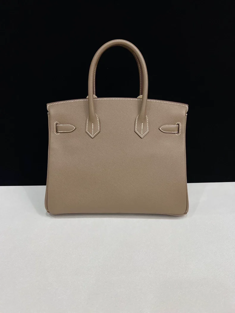 Hermes Birkin 30 Elephant Grey Togo Leather Palladium Hardware - Image 3
