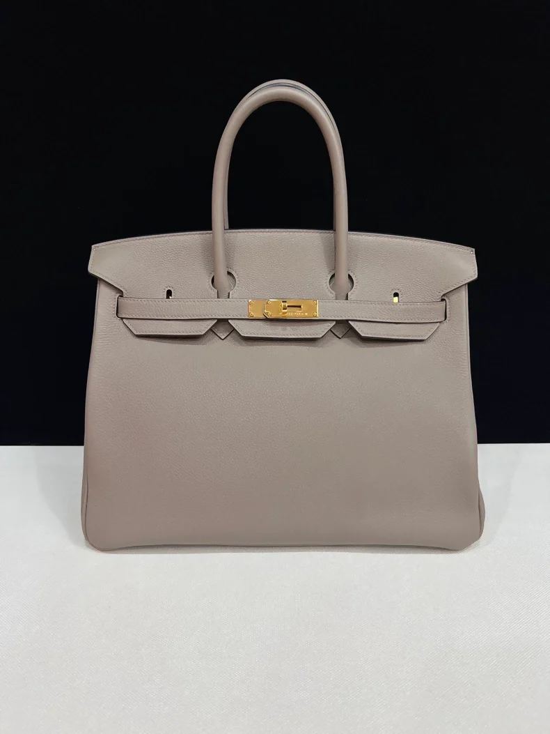 Hermes Birkin 35 Étoupe Togo Leather Gold Hardware - Image 2