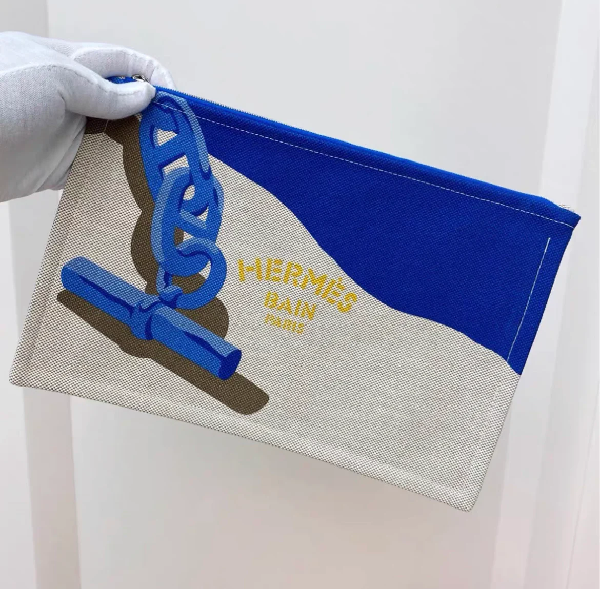 Hermes canvas clutch - Image 2