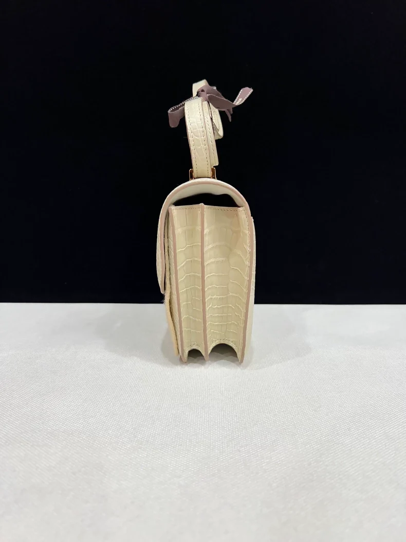 Hermes Constance 19 Betton Matte Crocodile Leather Gold Hardware - Image 3
