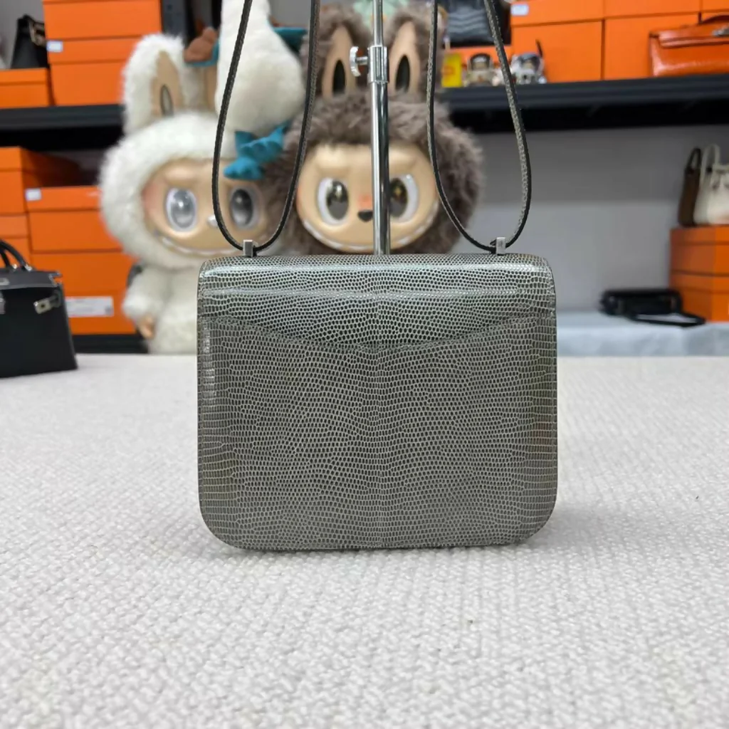 HERMÈS Constance Mini Gris Fonce (84) Lizard Palladium hardware - Image 2
