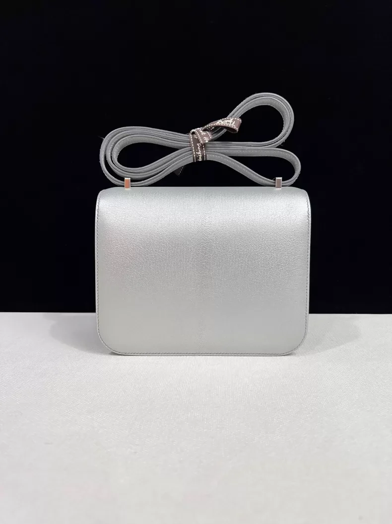 Hermes Constance 19 Olympic Silver leather palladium hardware - Image 3