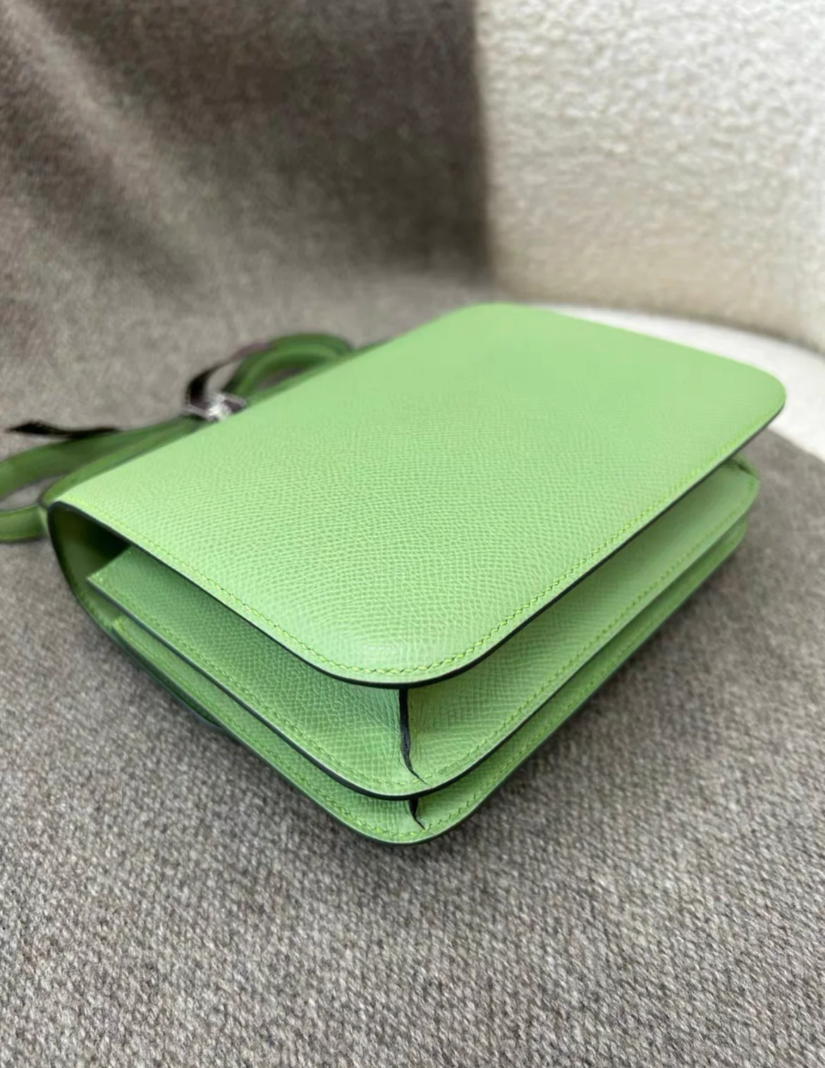 Hermes Constance 19 Vert Criquet Epsom Gold Hardware - Image 6