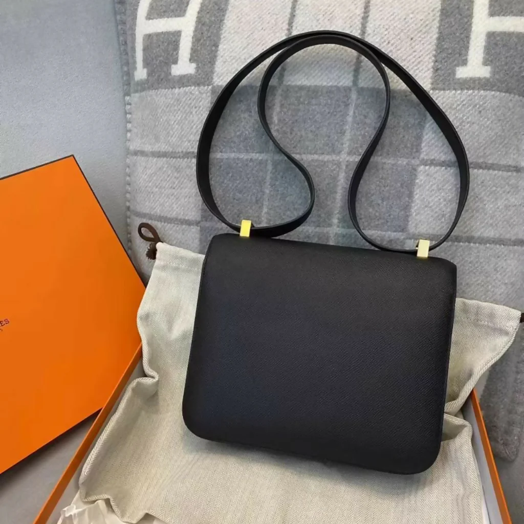 Hermes Constance 24 Black Epsom Leather Gold Hardware - Image 2