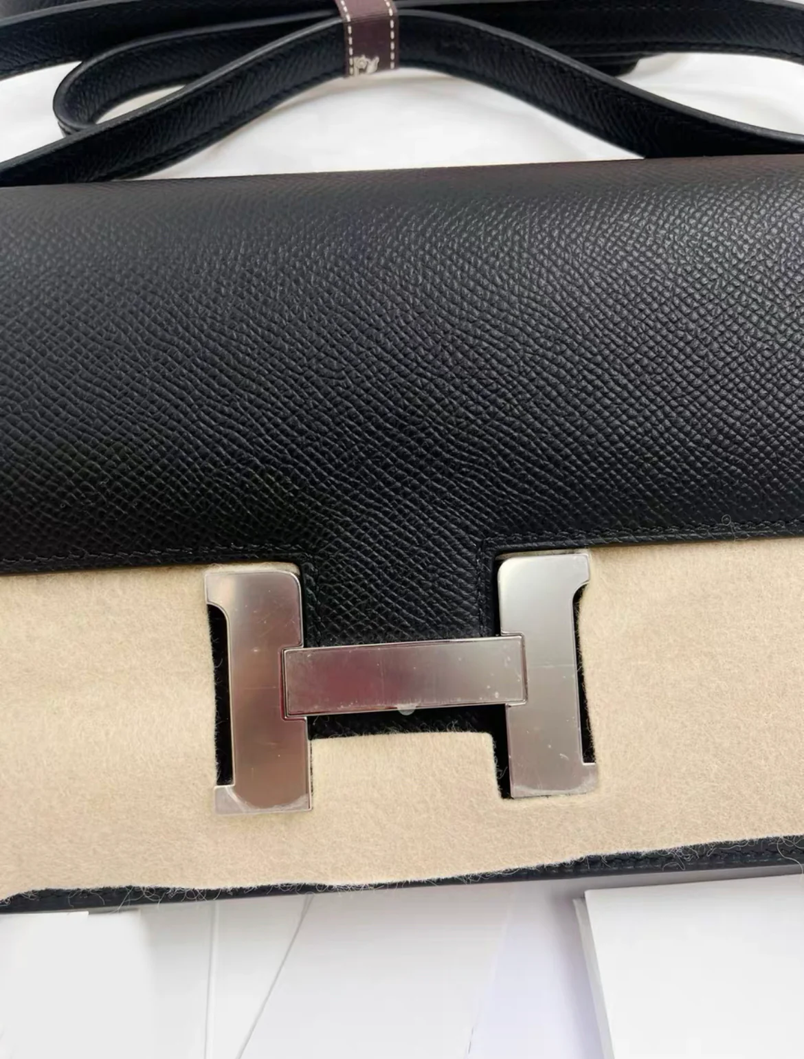 Hermès Constance Elan Black Epsom Palladium Hardware - Image 2
