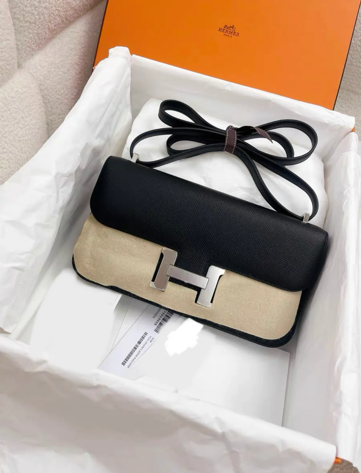 Hermès Constance Elan Black Epsom Palladium Hardware - Image 3