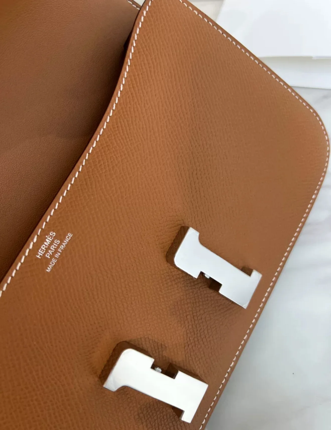 Hermès Constance Elan Gold Epsom Palladium Hardware - Image 6