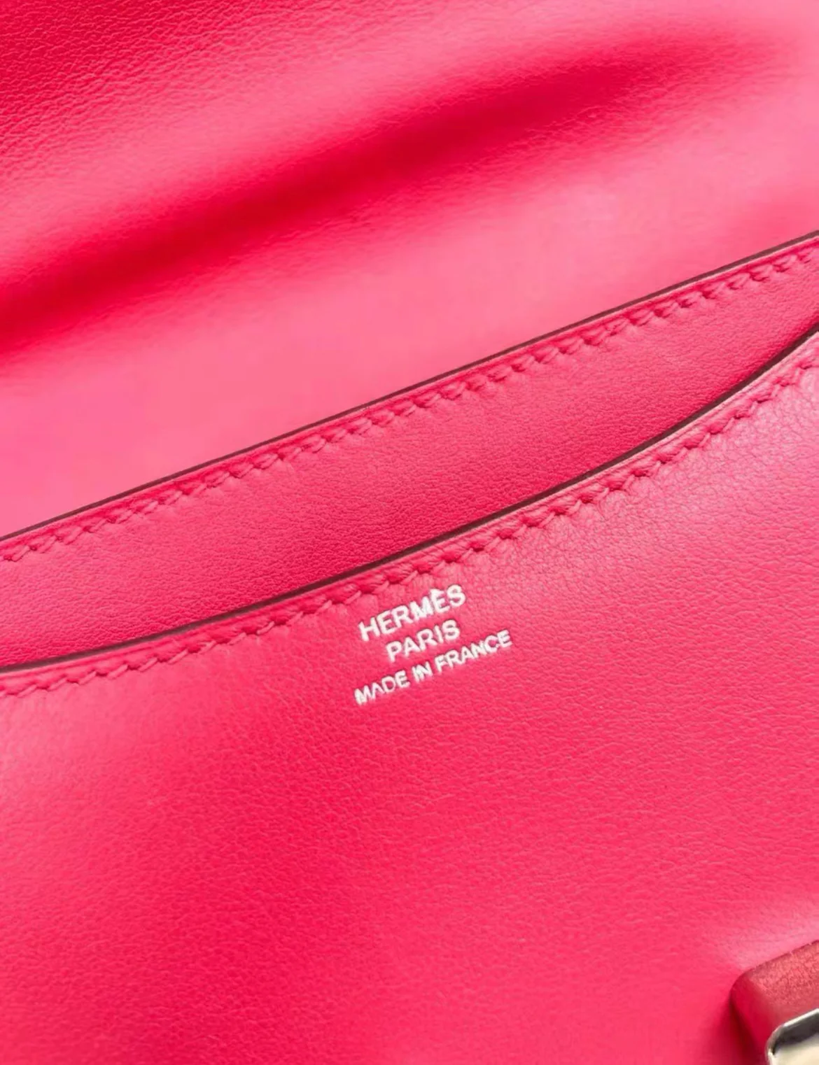 Hermes Constance Mini Pink Swift leather palladium hardware - Image 7