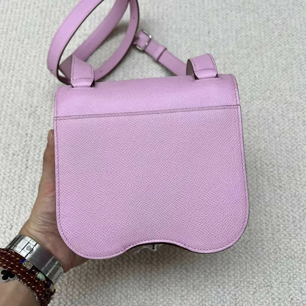 Hermès Della Cavalleria Mini Epsom Mauve Sylvestre - Image 3