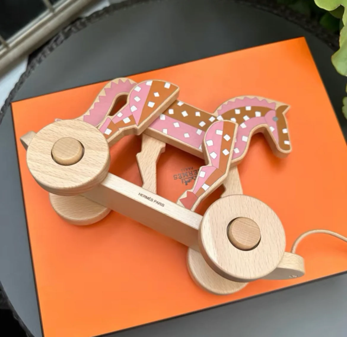 Hermès Epopee pull-along horse with rope - Image 5