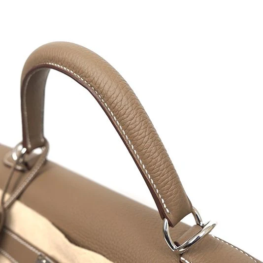 Hermes Etoupe Voyage Kelly 50 Bag - Image 11
