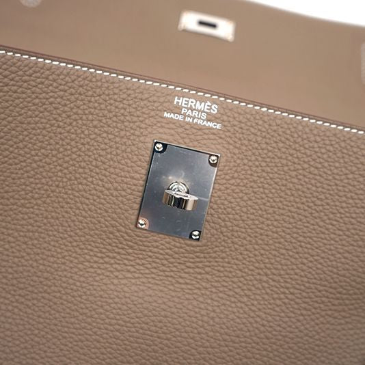 Hermes Etoupe Voyage Kelly 50 Bag - Image 12