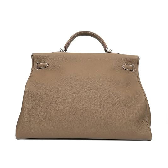 Hermes Etoupe Voyage Kelly 50 Bag - Image 5
