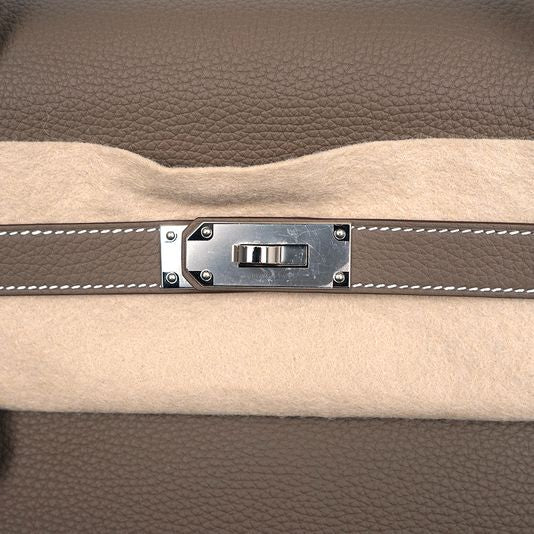 Hermes Etoupe Voyage Kelly 50 Bag - Image 9