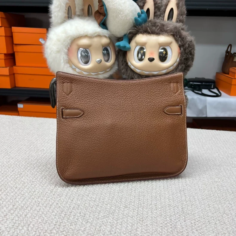 Hermès Gypsy 28, gold-brown TC leather palladium hardware - Image 2