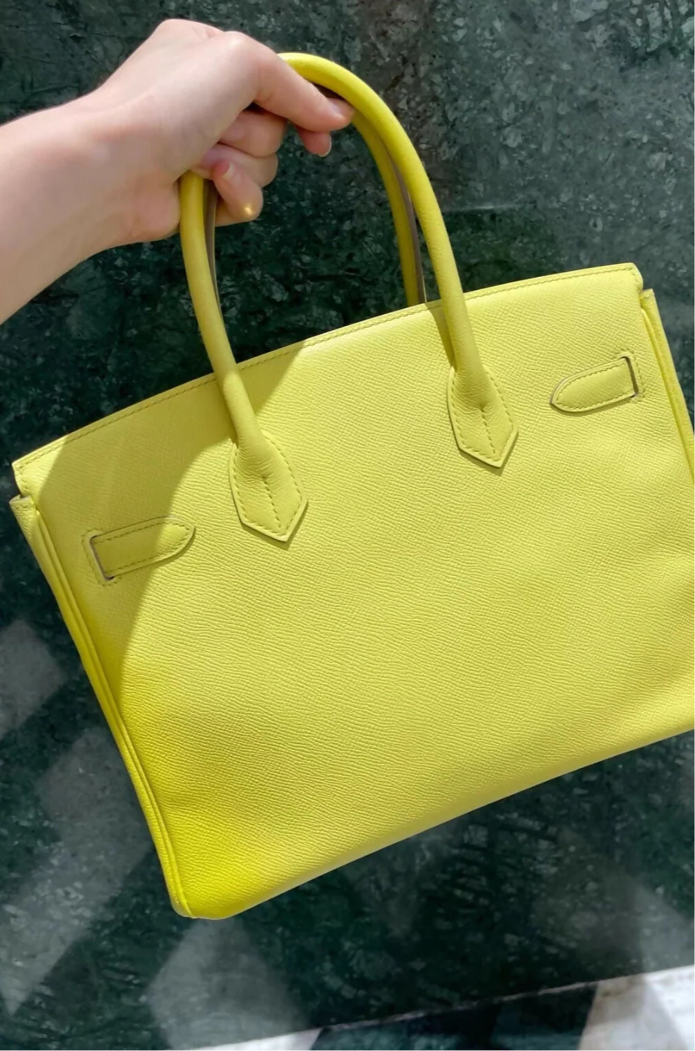 Hermes Birkin 30 Yellow Epsom Leather Gold Hardware - Image 2
