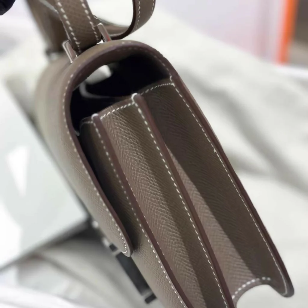 Hermès constance 19 Etoupe Grey Epsom Leather Palladium Hardware - Image 4