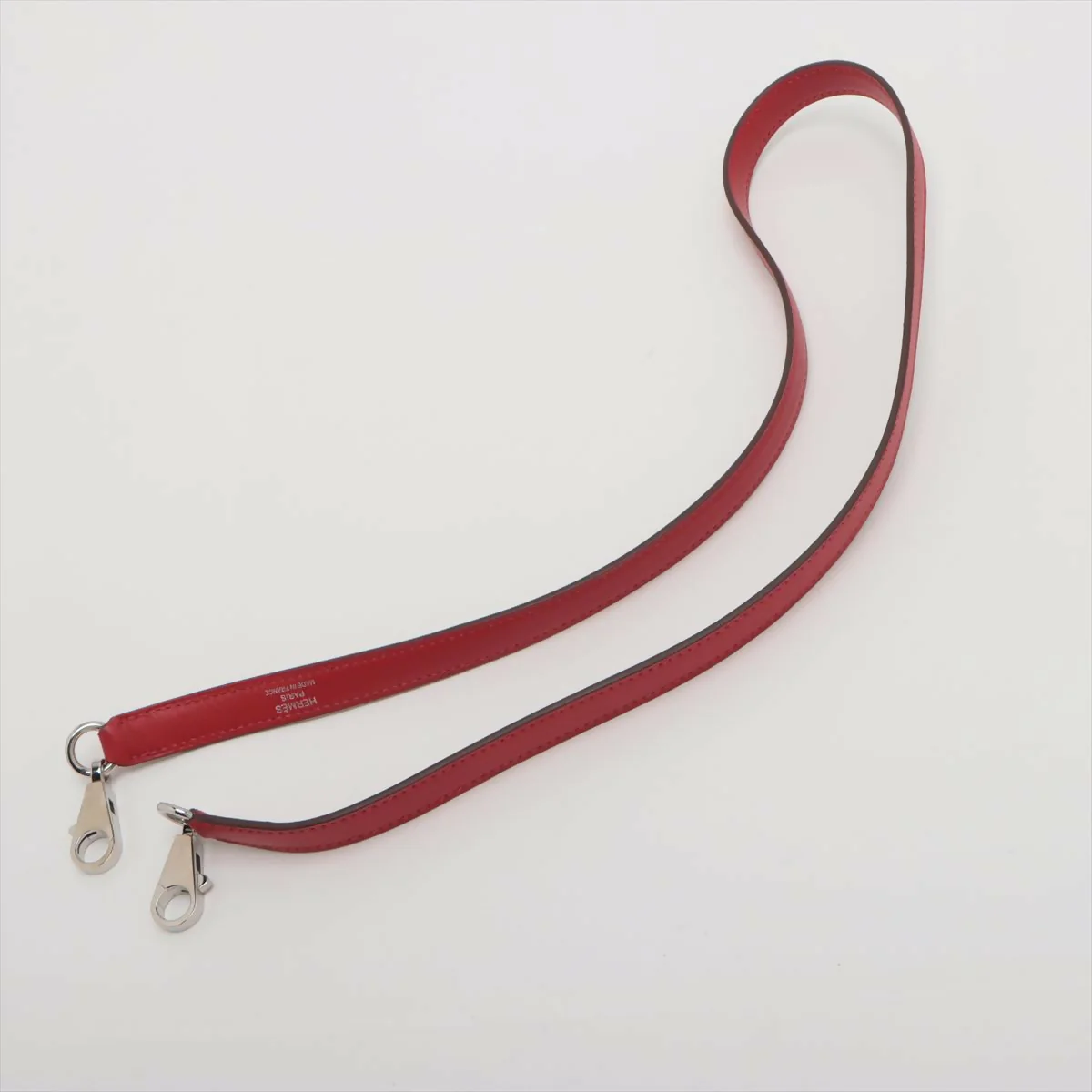 Hermès Kelly 25 Rouge Epsom Leather with Palladium Hardware - Image 4