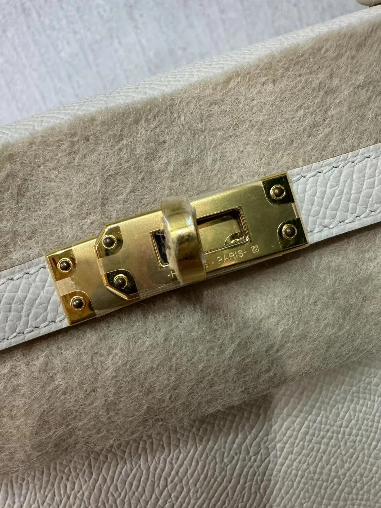 Hermes Kelly 25 Crai Epsome leather gold hardware - Image 3