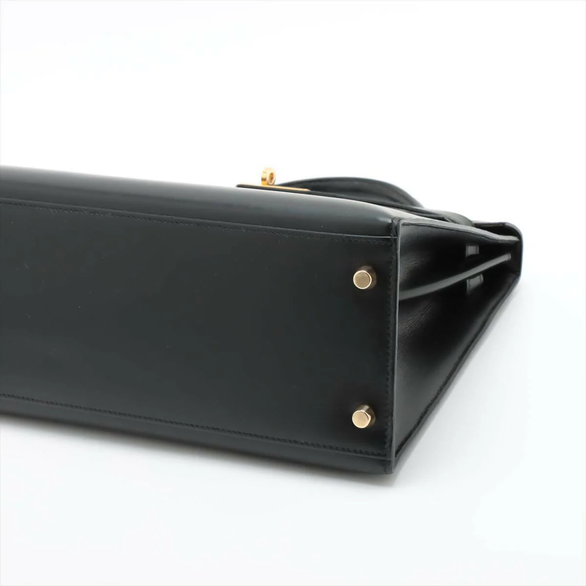Hermès Kelly 25 Sellier Black Epsom Leather with Gold Hardware - Image 3