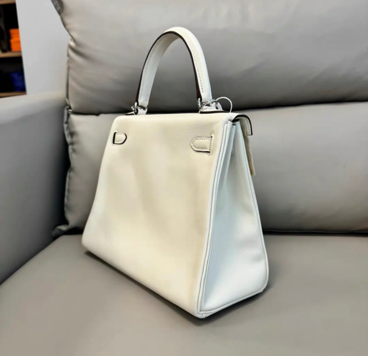 Hermes Kelly 25 Swift Nata In & Out handbag - Image 4
