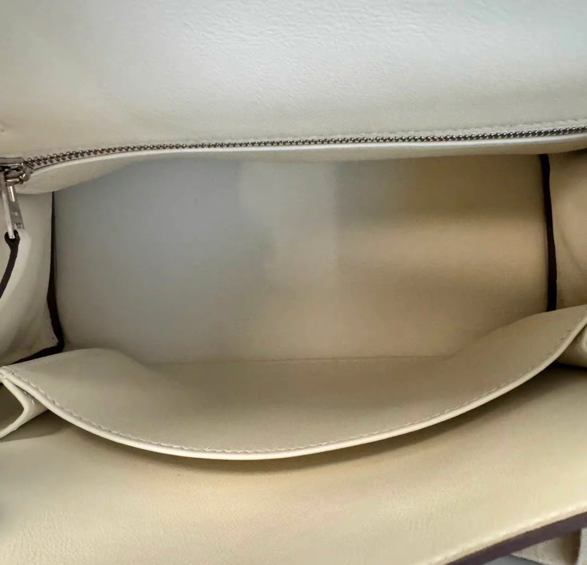 Hermes Kelly 25 Swift Nata In & Out handbag - Image 9