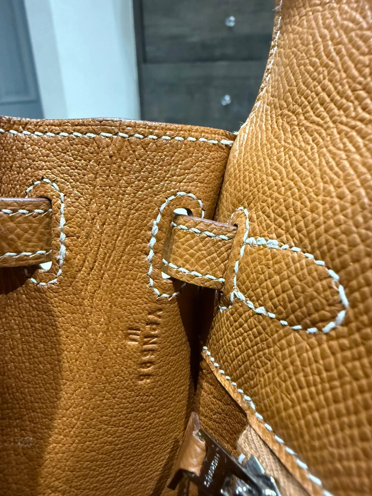 Hermès Kelly 25 Veau Epsom Leather Palladium Hardware - Image 10