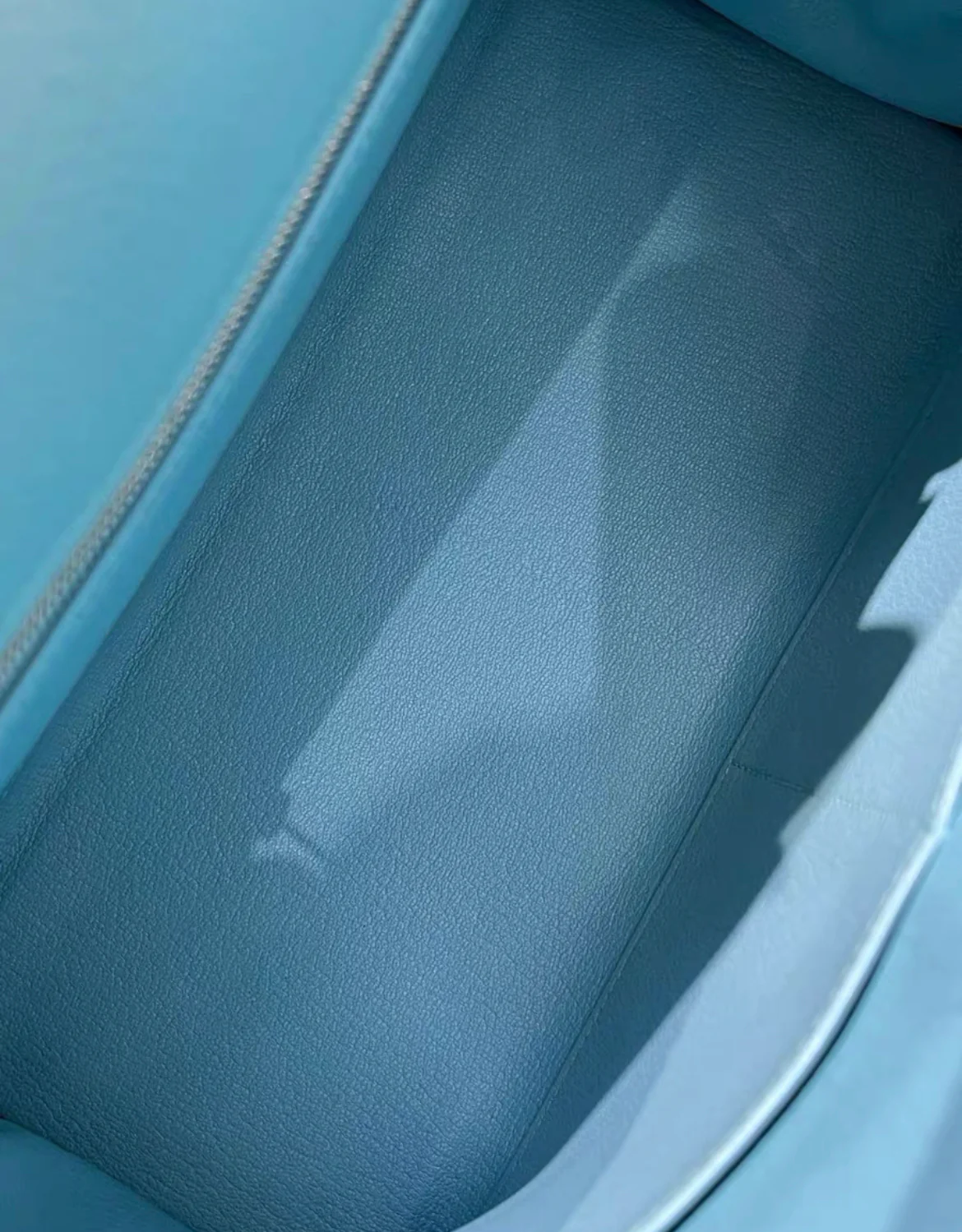 Hermes Kelly 28 Blue Atoll Palladium Hardware - Image 6