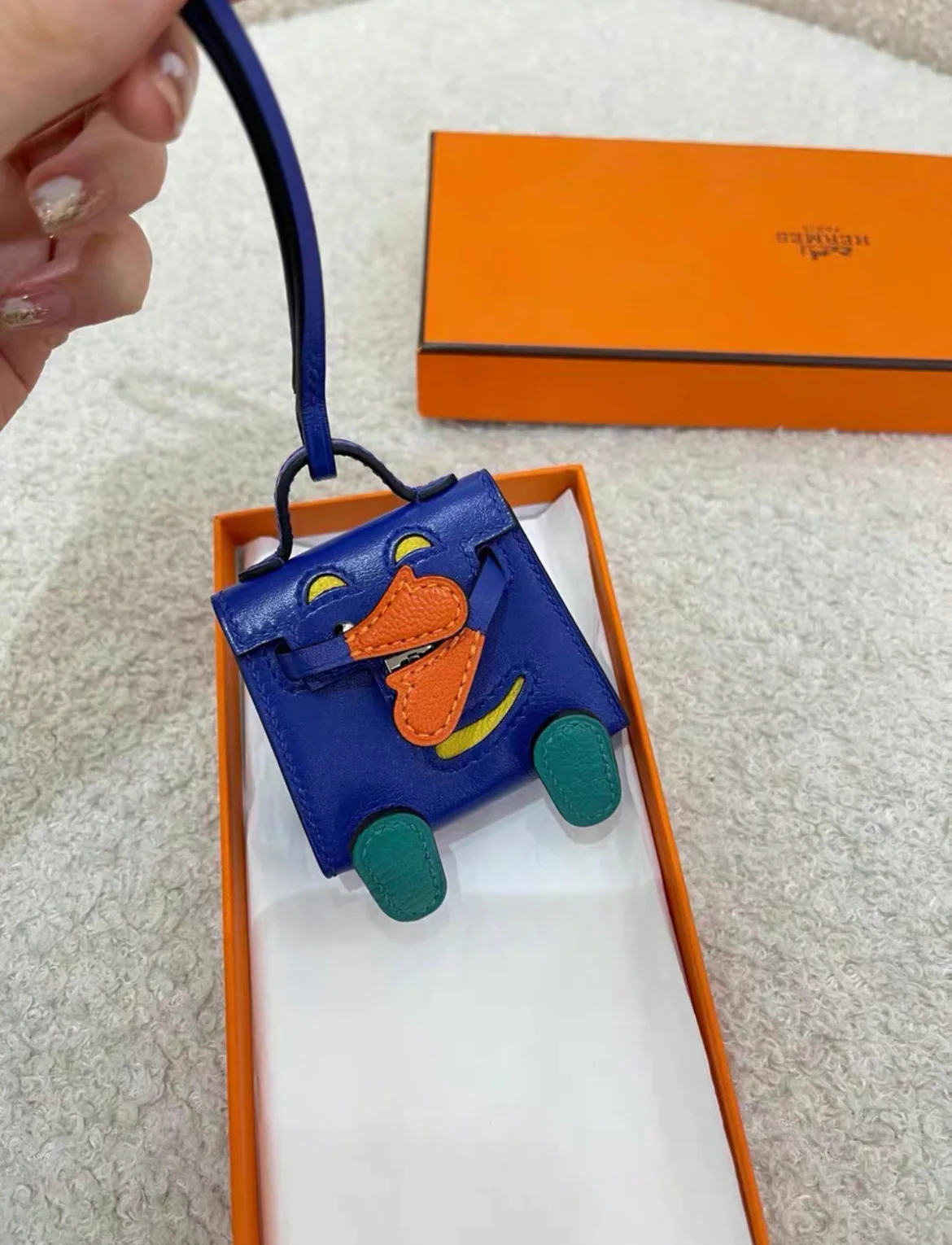 Hermes Kelly Doll Bag Charm GHW - Image 2
