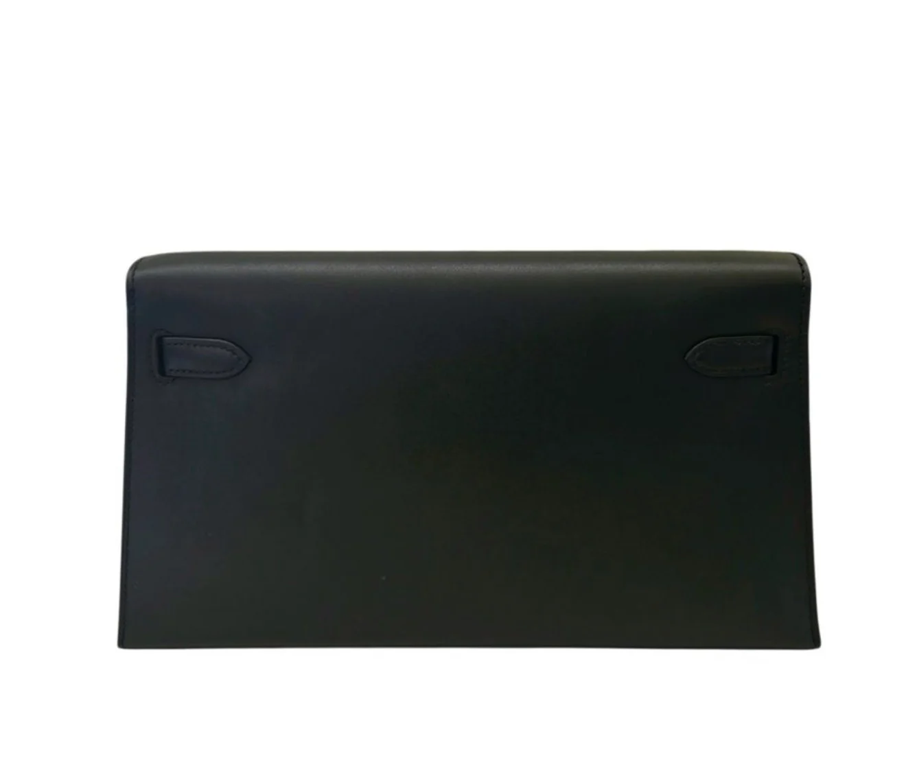 Hermès Kelly Elan "Cheval De Bois" Black and Multi Tadelakt Palladium Hardware - Image 5